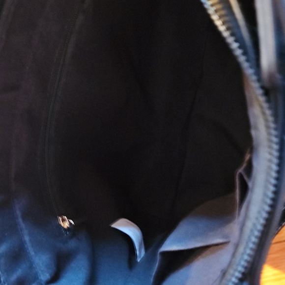 Black Leather & Wicker Handbag, Bucket Bag, Tote, Crossbody Strap, NWOT - Picture 11 of 11